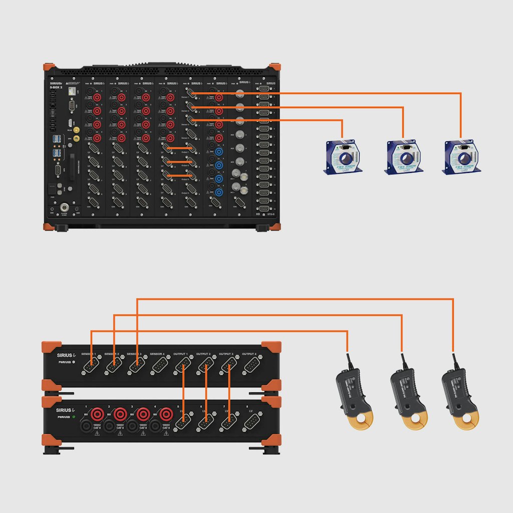 Modelos SIRIUS com fonte de alimentação do transdutor de corrente MCTS2 integrado