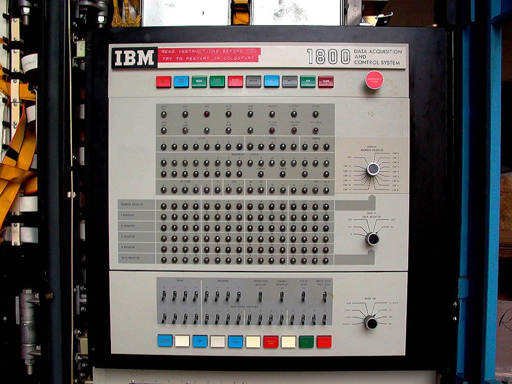 Système d'acquisition et de contrôle des données IBM 1800