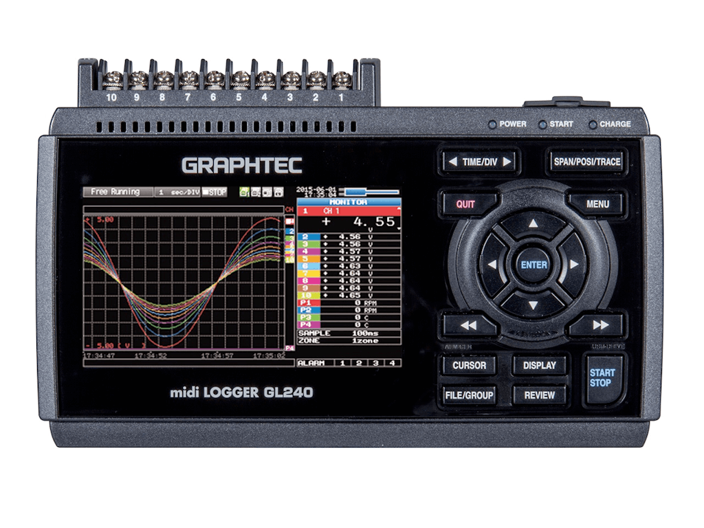 Il data logger modello GL240