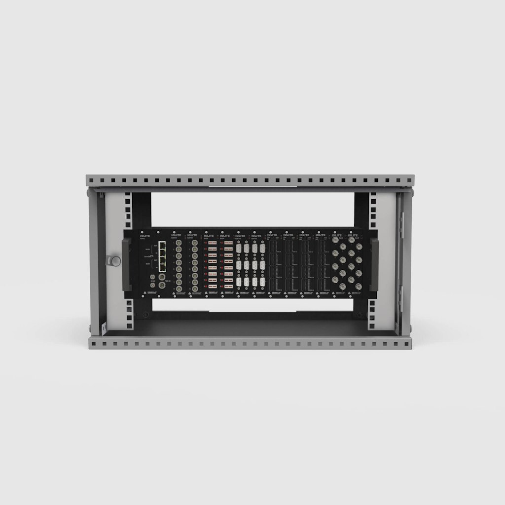 19-Zoll-Rack-kompatibles Datenerfassungs- und Steuerungssystem IOLITEr von Dewesoft