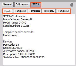Multiple templates in TEDS section Multiple templates in TEDS section