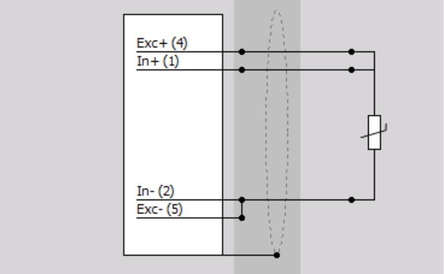 3-wire RTD hookup (ref. IOLITE RTD module)