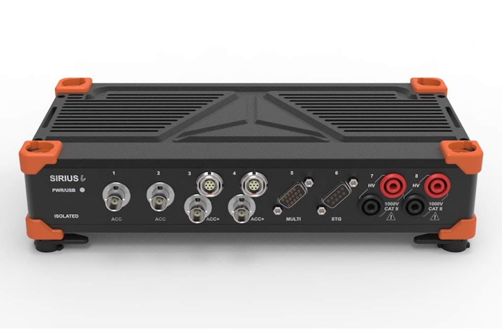 SIRIUS modular 8-channel data acquisition system with DualCoreADC amplifiers