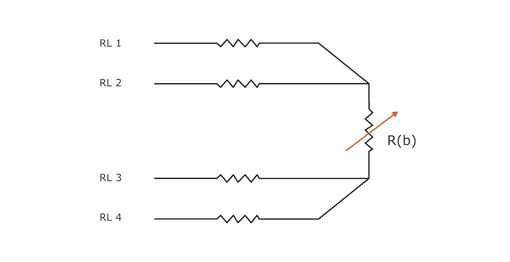 Typical 4-wire RTD hook-up