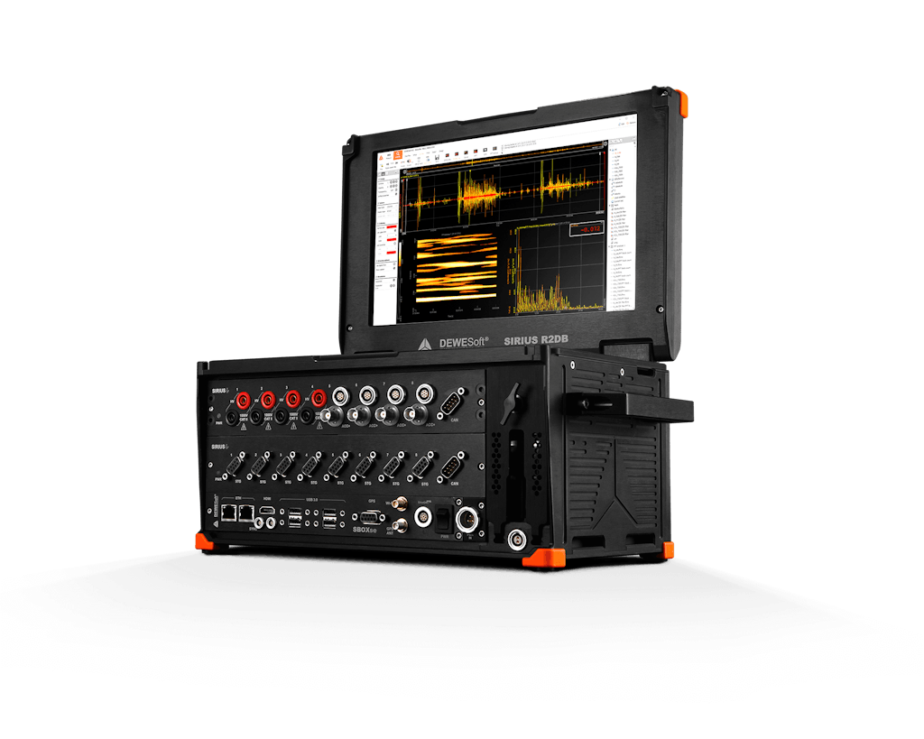 Abb. 7: Das SIRIUS-Datenerfassungsgerät von Dewesoft