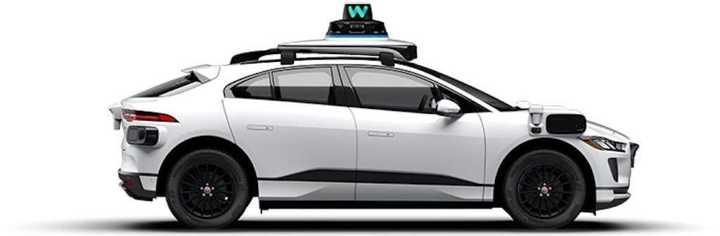 Typical Waymo One driverless taxi