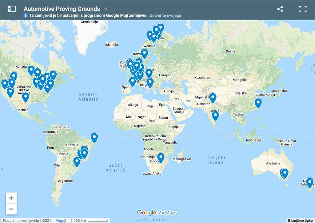 Dewesoft list of automotive proving grounds