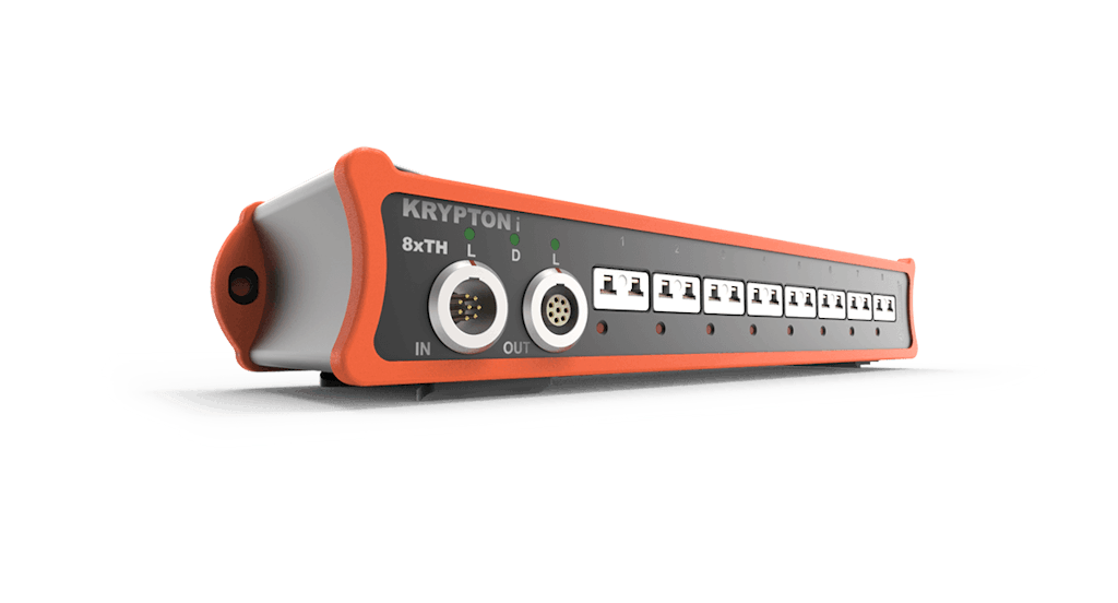 Figure 3. KRYPTON 8xTH module with 8 isolated universal thermocouple inputs.