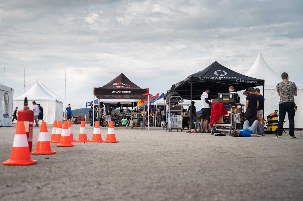 Figure 3. Teams getting prepared for technical inspections