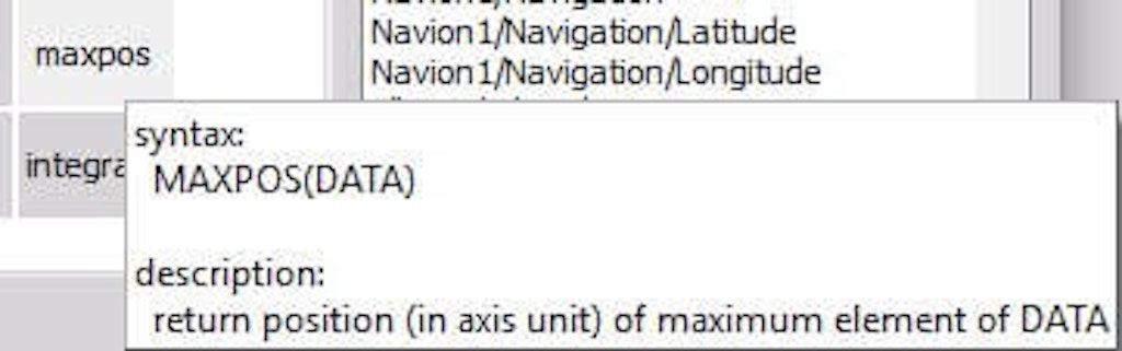 Figura 7. La explicación de la función MaxPos en el módulo de matemáticas