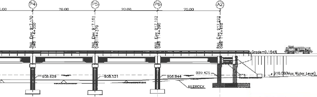 Figure 2: Bridge design – the High Mileage Elevation.