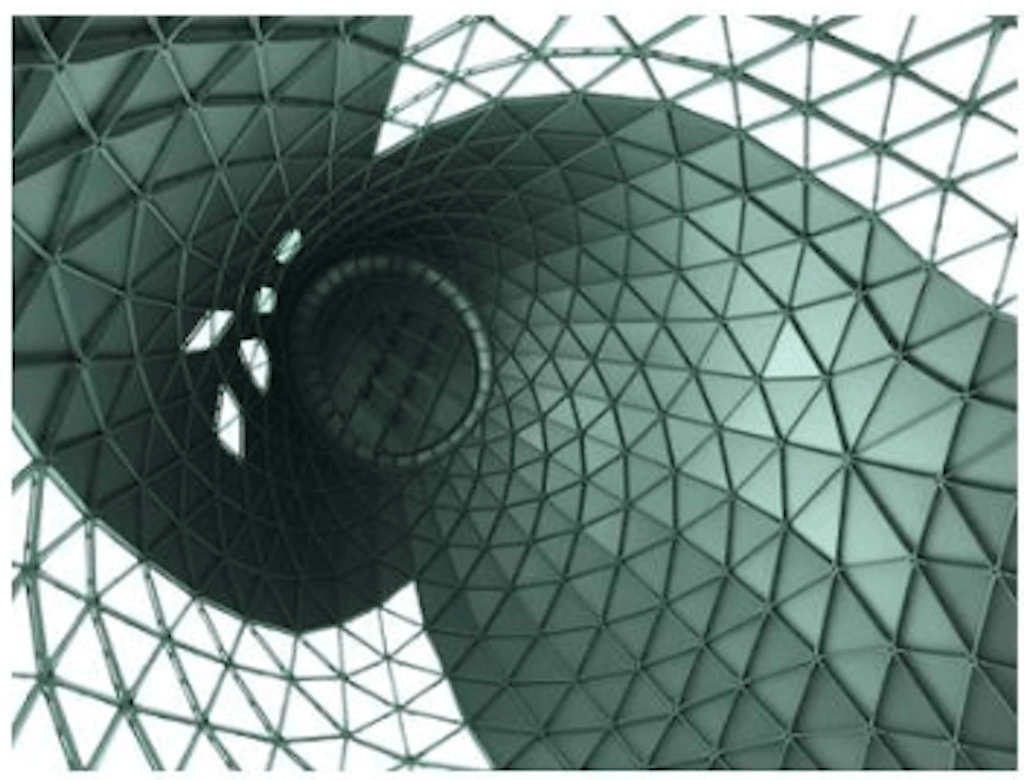 Figure 6. The shape of the roof of the Service Center of the Milan Fair in Rho (MI)