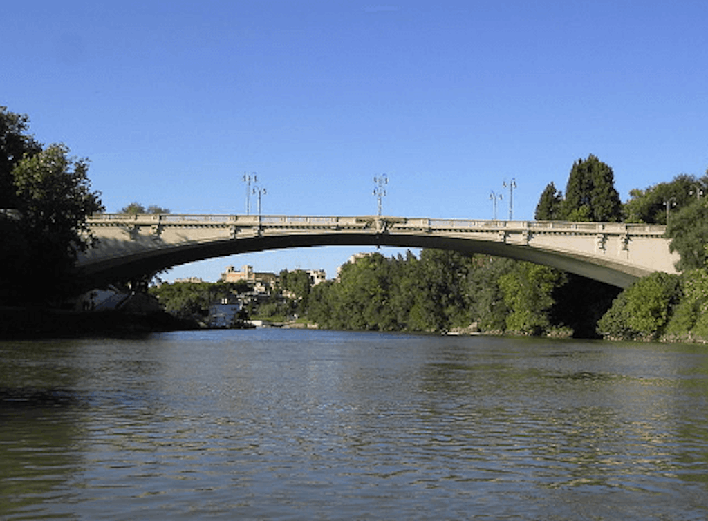 Figure 16. Ponte del Risorgimento on the Tiber river in Rome