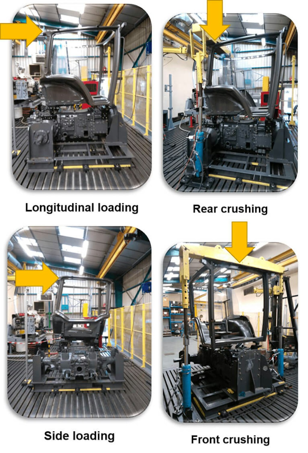 Figure 1. The four phases of the ROPS test.