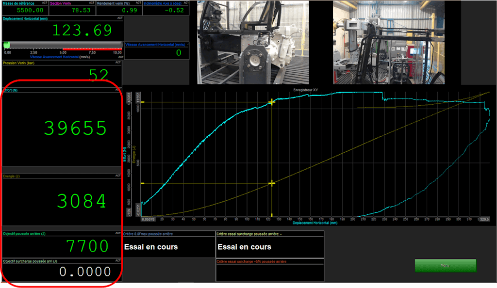 Figure 6. Multiple displays: analog inputs, maths functions, and videos.