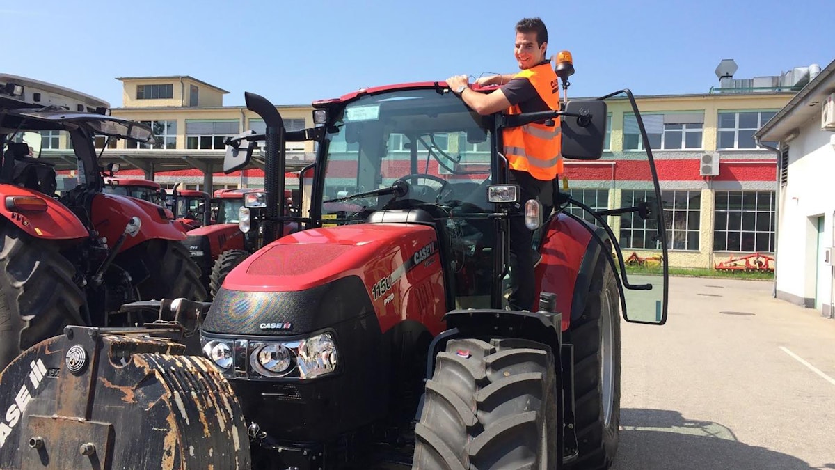 Tractor brake test