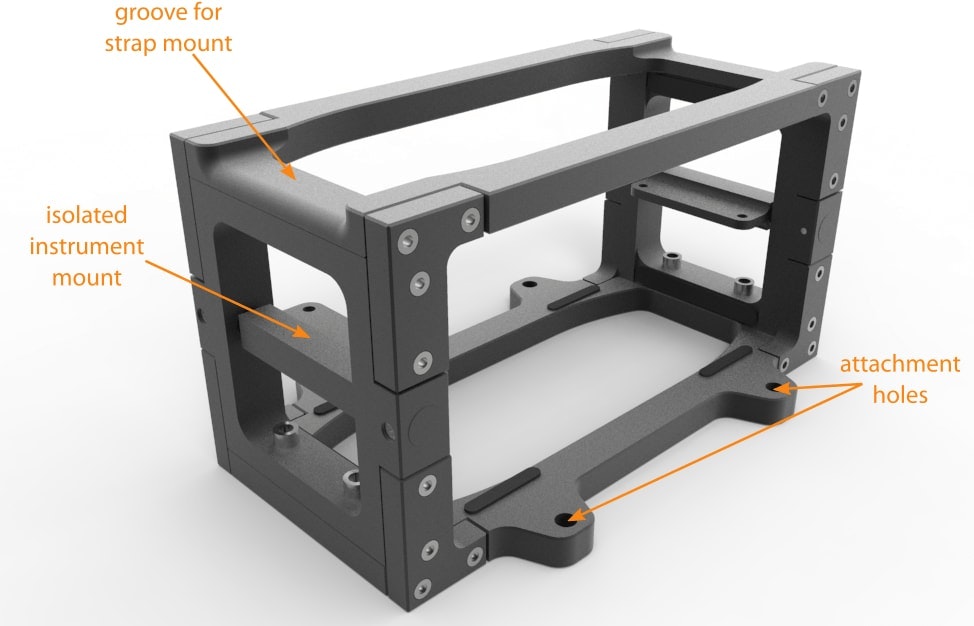 Vibration Rack Status Vibration Isolation Rack for SIRIUS DAQ Systems | Dewesoft