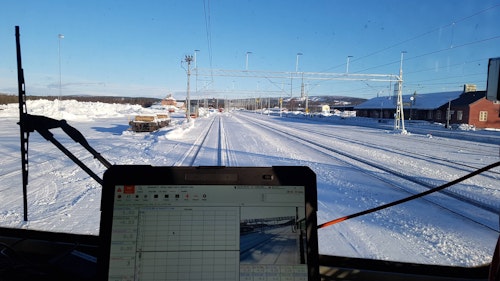 View from the cab