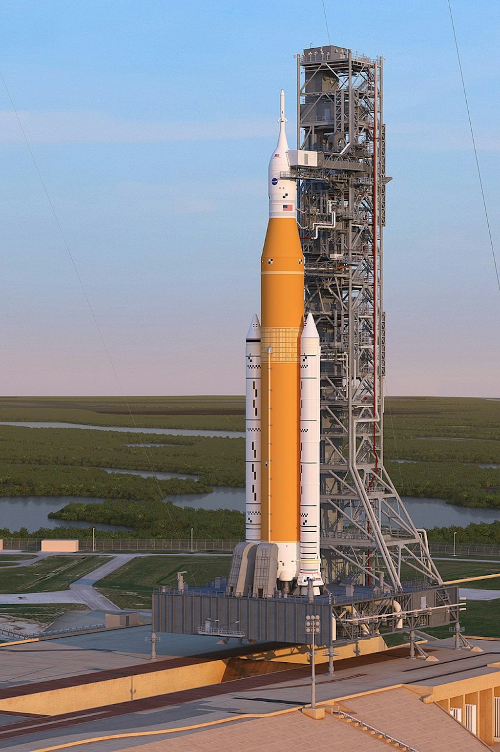 Cohete NASA's Space Launch System (SLS)