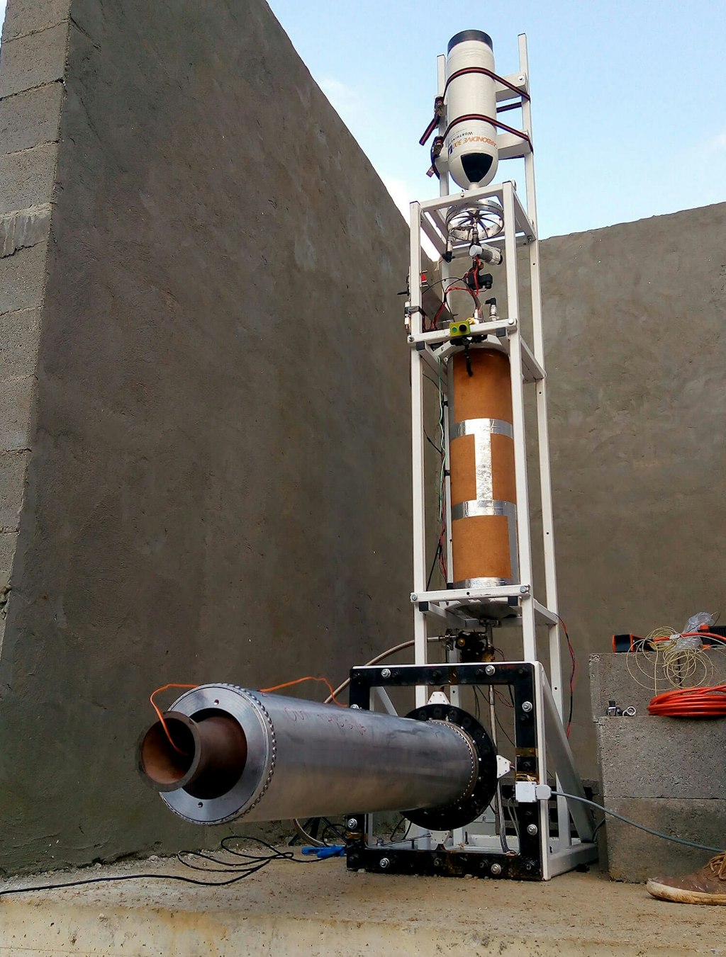 Measuring Performance of a Hybrid Rocket Engine | Dewesoft