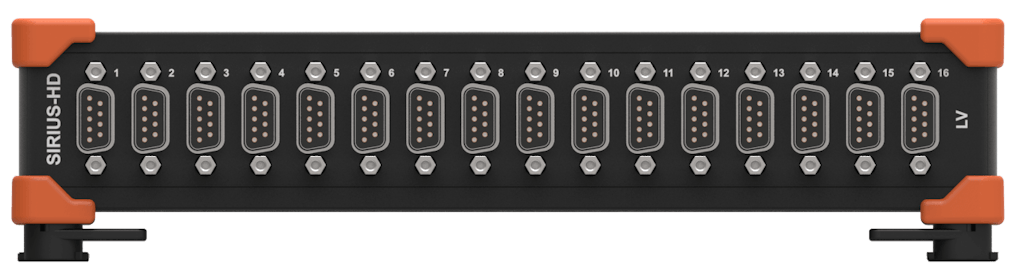 16-channel SIRIUS-HD-16xLV data acquisition system