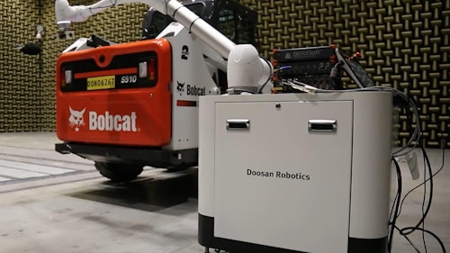 Bobcat sound intensity robot
