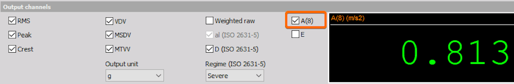 Fig 6. Calculation of the hand-arm exposure value.