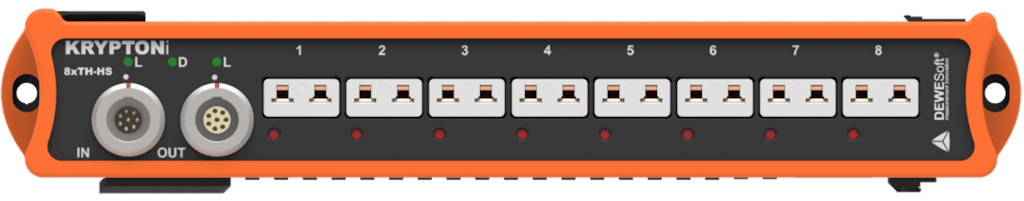 KRYPTONi-8xTH-HS moduli d'acquisizione dati ad alta velocità con ingressi universali per sensori termocoppia