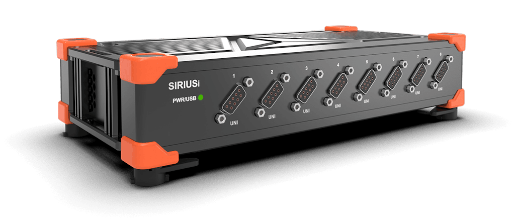 SIRIUSi-8xUNI data acquisition system with universal signal inputs