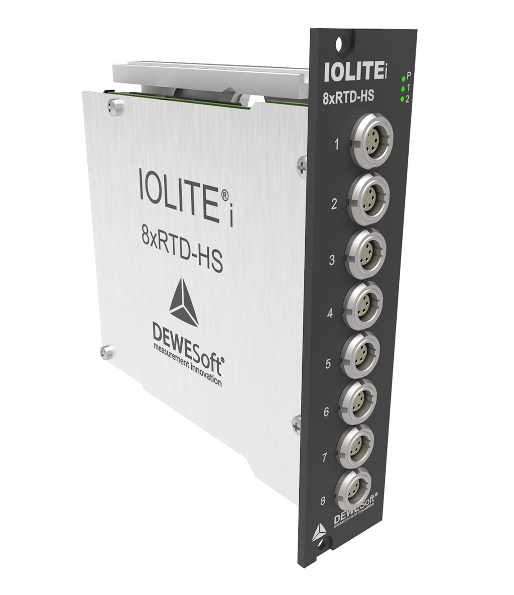 New isolated high-speed IOLITEi 8xRTD-HS module | Dewesoft