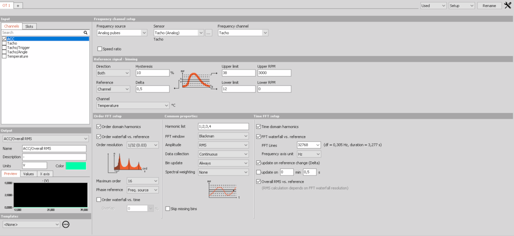 Order tracking module now supports frequency weightings and direct integration/derivation of input quantities Order tracking module now supports frequency weightings and direct integration/derivation of input quantities