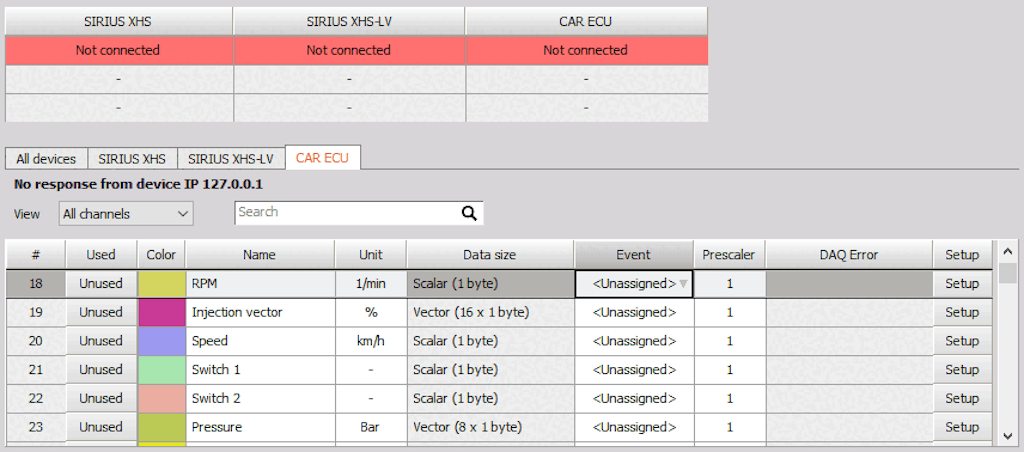 Interaction with XCP slaves via the DSGrid