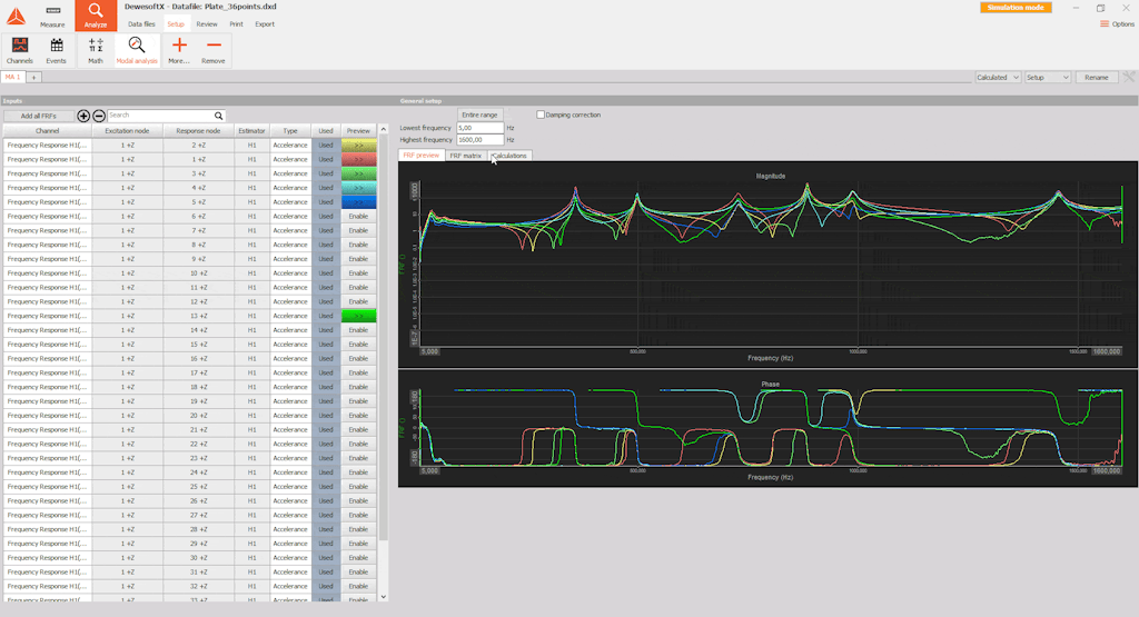 New Modal analysis updates. New Modal analysis updates.