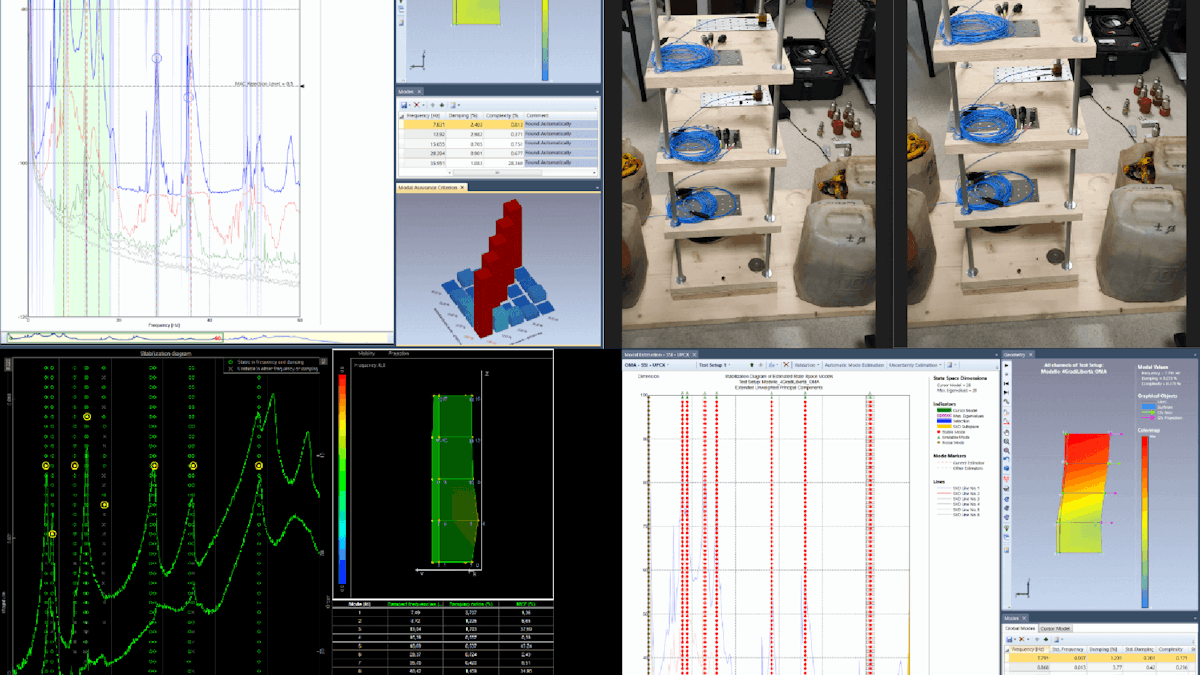 Software comparison for modal analysis