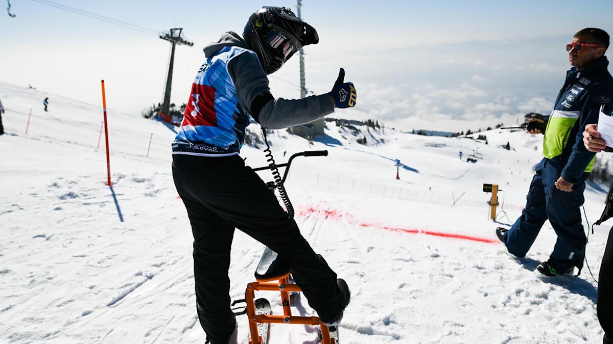 Testing Snow Trike Prototypes