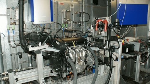 Synchronized Combustion and NVH Measurements on an Engine Test Bench