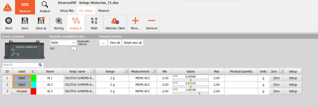 Configuração do Plug-in historian client