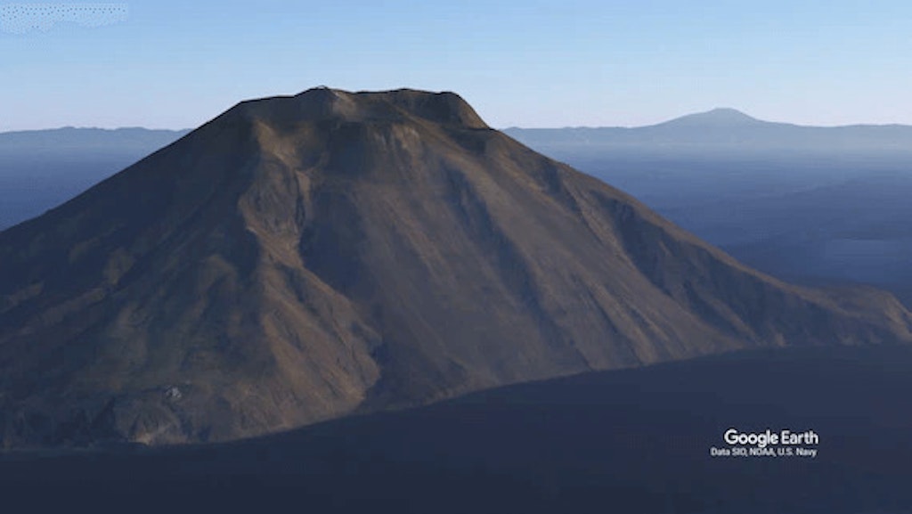 Figure 2. The Volcano and the Island of Stromboli.