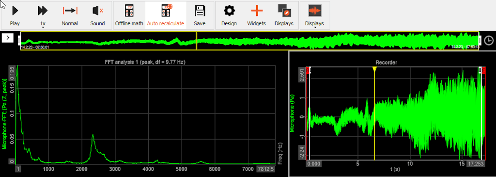 Adjustable zoom on the Signal Overview window Adjustable zoom on the Signal Overview window