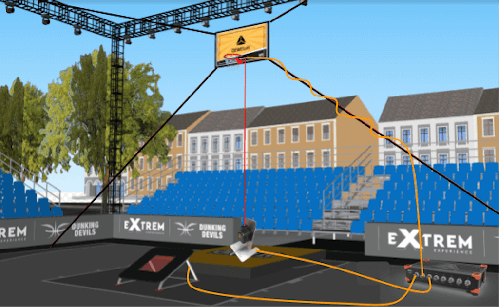 Figure 3. The measurement setup on site.