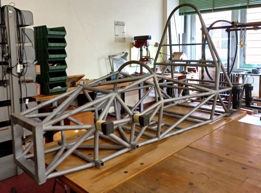 Figure 1. The Formula SAE race car chassis.