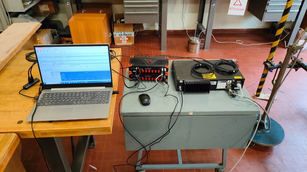 Figure 17. The equipment setup.