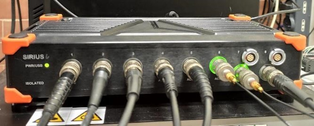 Figure 7. The Dewesoft data acquisition system SIRIUSi.