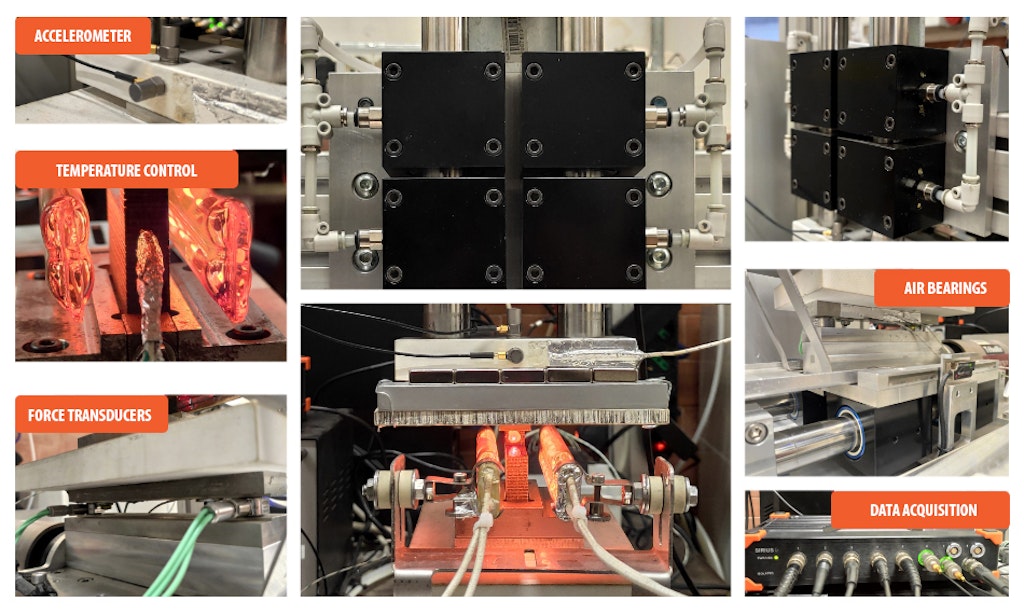 Figure 5. Details of the devices used on the test bench.