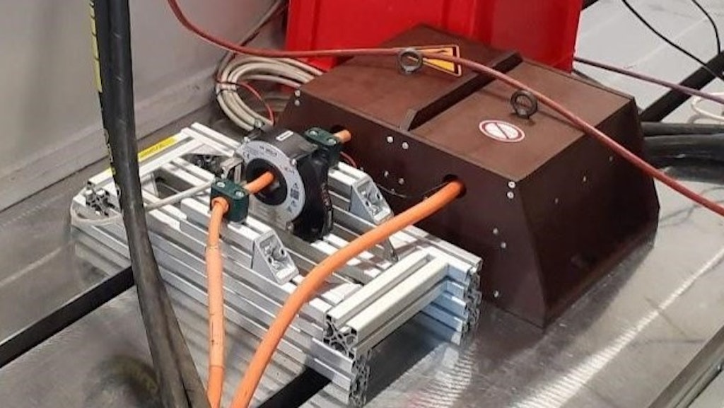 Figure 4. Power measurement on the battery (DC) side after the battery simulator.