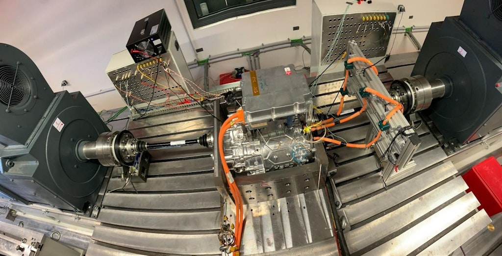 Axle Load Test Motor efficiency and NVH testing on high-speed e-axle drive