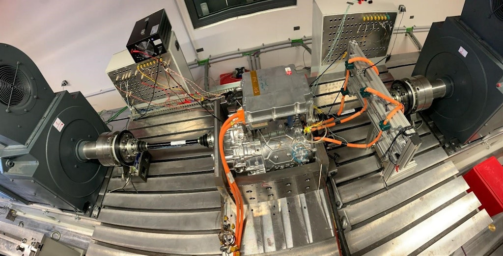 Figure 11. Symmetrical load test on the HeAD e-axle-system.