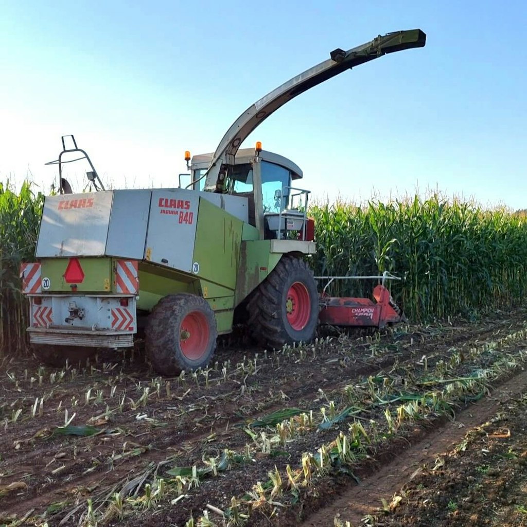 Figure 1. The harvester in the field.