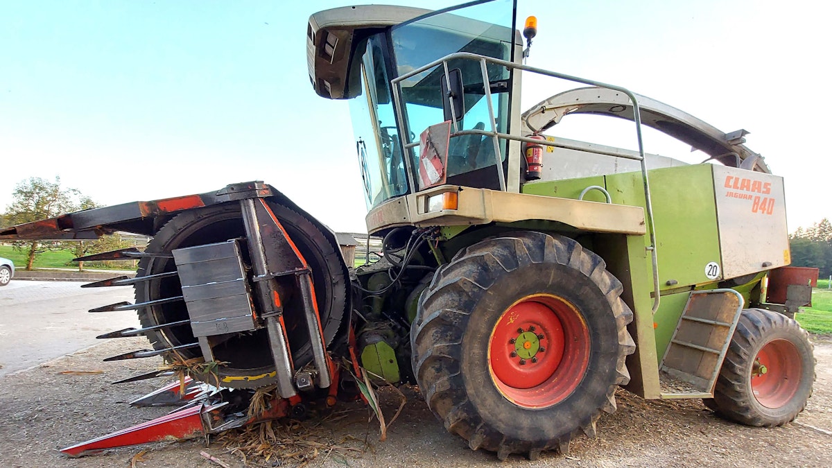 Two-plane Balancing on a Harvester Rotor