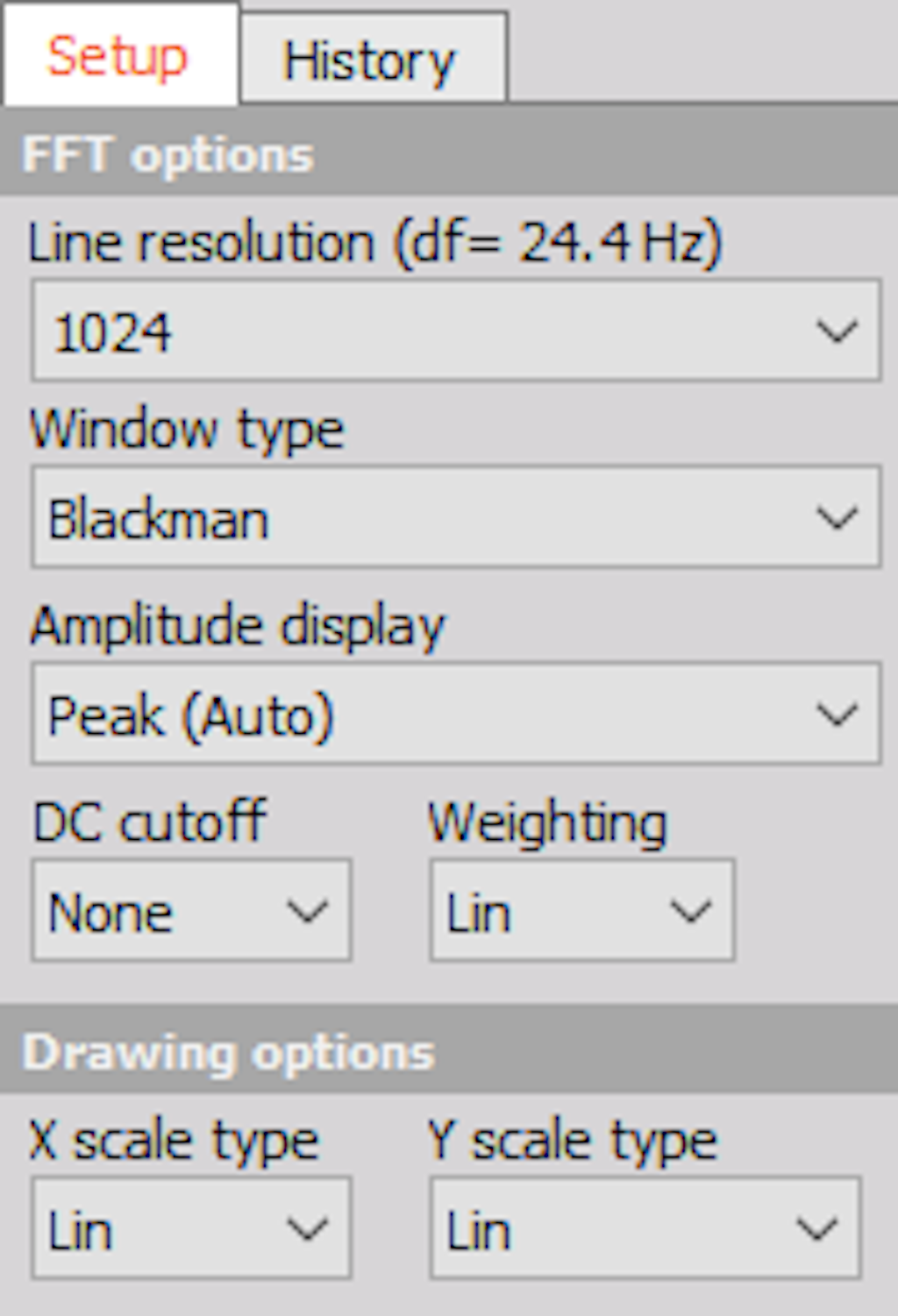 FFT Setup